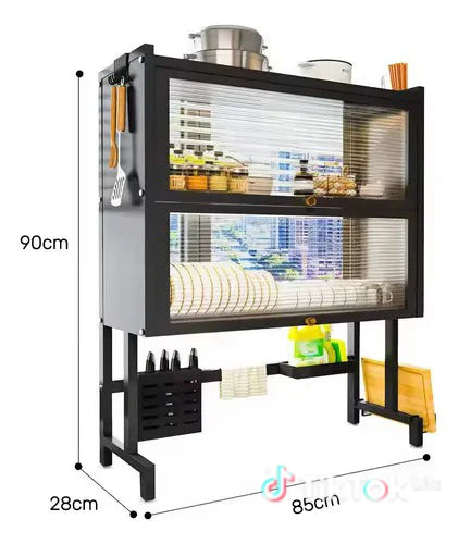 PLATERA ESCURRIDOR CON TAPA DE 2 PISOS GRANDE – 50% OFF