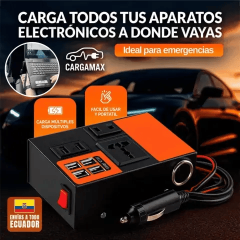 CargaMax - Inversor de corriente para auto