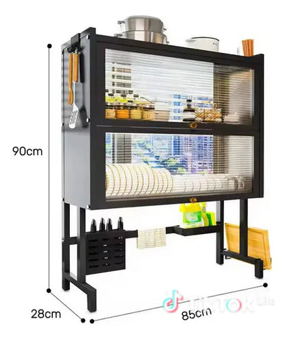 PLATERA ESCURRIDOR CON TAPA DE 2 PISOS GRANDE – 50% OFF